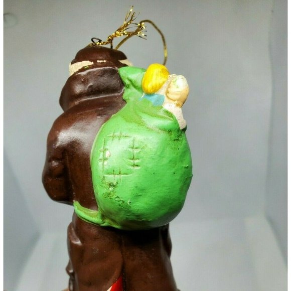 Vintage 1986 Christmas Reproduction Inc 1917 Santa Clause Ornament Made In Korea - Picture 10 of 12